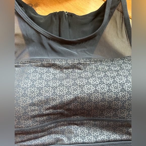 🖤EUC Zyia Active One More Rep Racerback Mesh High Neck Sports Bra - Sz L… - Picture 5 of 7